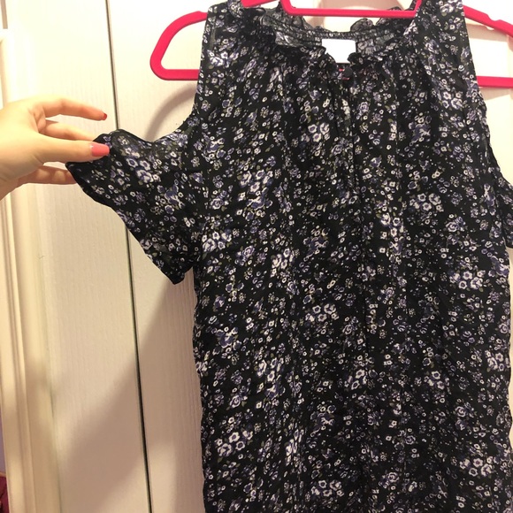 Floral Black Blouse - Picture 2 of 4